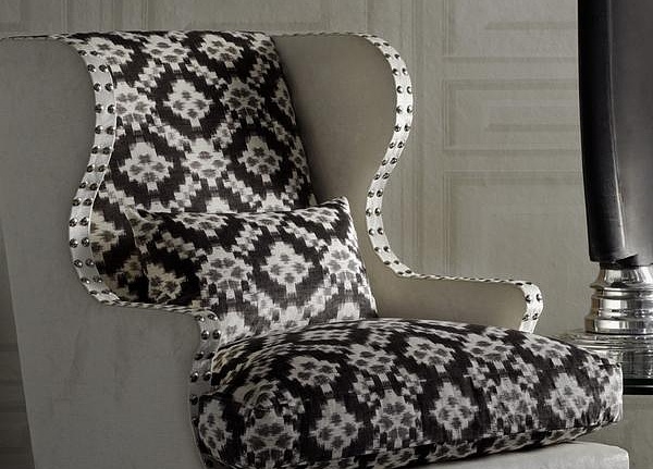 Ткань Andrew Martin Salento Ovington/White