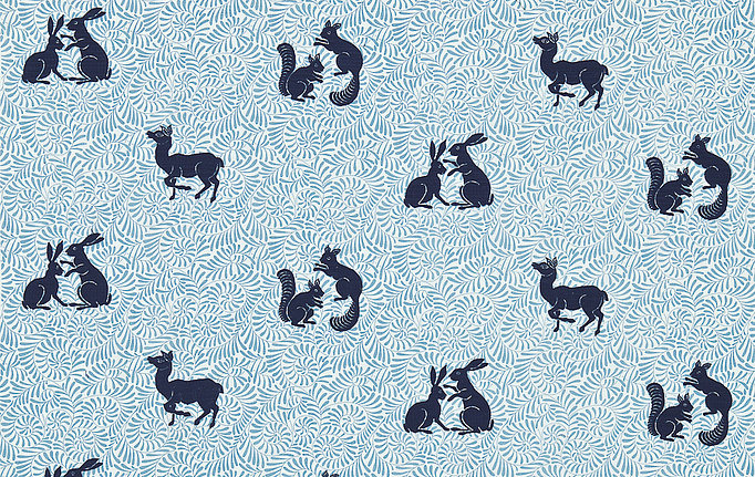 Английская ткань Morris & Co, коллекция Woodland Embroideries, артикул 234541