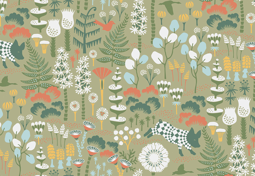 Обои Borastapeter Wonderland by Hanna Werning 1451