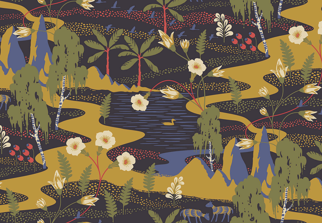 Обои Borastapeter Wonderland by Hanna Werning 1479
