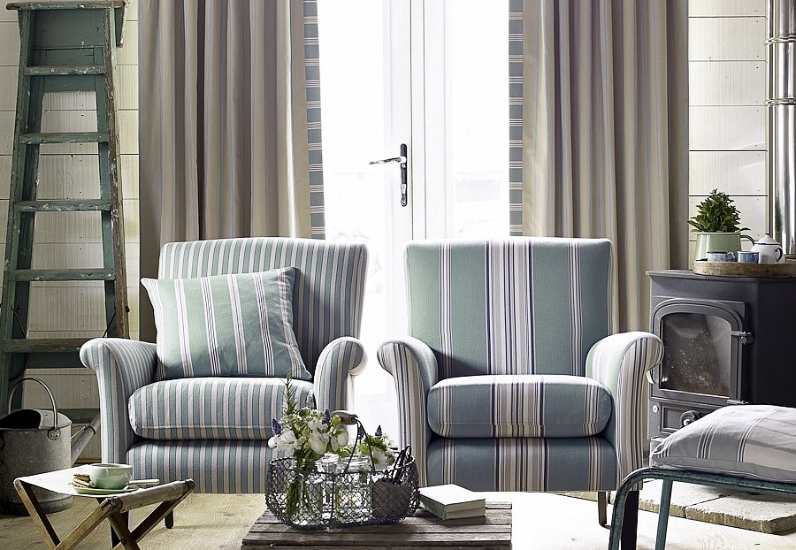 Ткань Sanderson Sanderson Home Country Stripes 232682