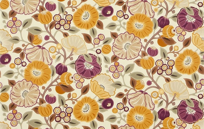 Английская ткань Sanderson, коллекция Autumn Prints, артикул 224441
