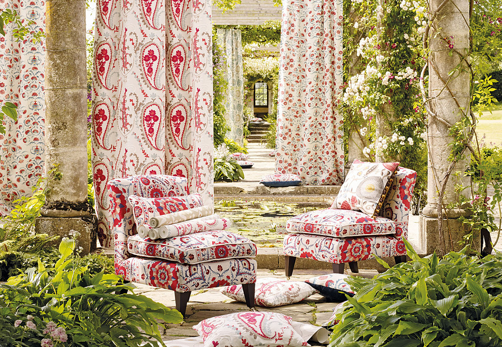 Ткань Sanderson Sojourn Prints & Embroideries 235245