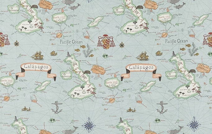 Английская ткань Sanderson, коллекция Voyage of Discovery, артикул 223277