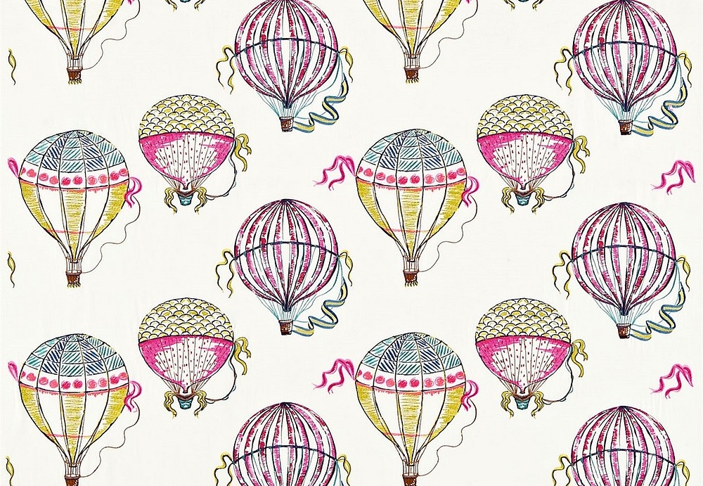 Ткань Sanderson Beautiful Balloons Embroideries 232298