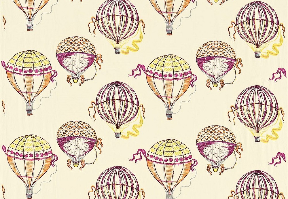 Ткань Sanderson Beautiful Balloons Embroideries 232300