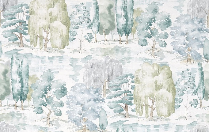 Английская ткань Sanderson, коллекция Waterperry Prints & Embroideries, артикул 226266