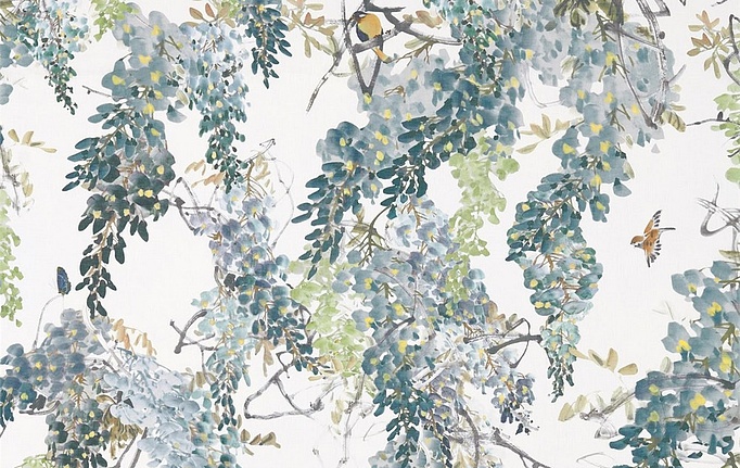 Английская ткань Sanderson, коллекция Waterperry Prints & Embroideries, артикул 226287