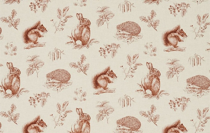 Английская ткань Sanderson, коллекция Woodland Walk Prints & Embroideries, артикул 225524
