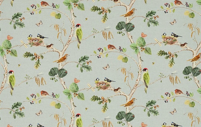 Английская ткань Sanderson, коллекция Woodland Walk Prints & Embroideries, артикул 225509