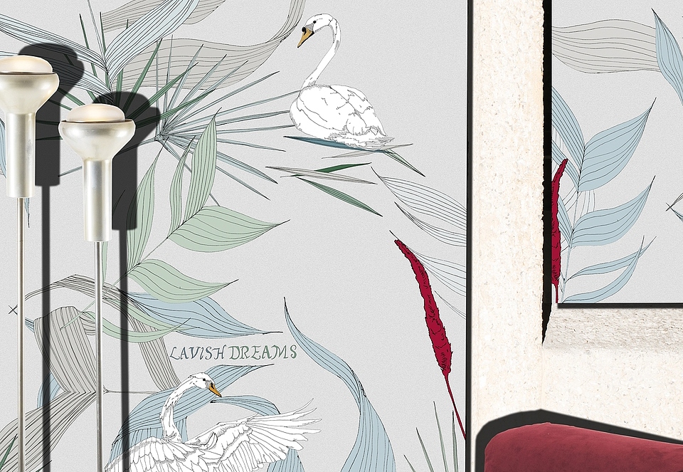 Обои Wall & Deco Contemporary Wallpaper Collection WDWN2101