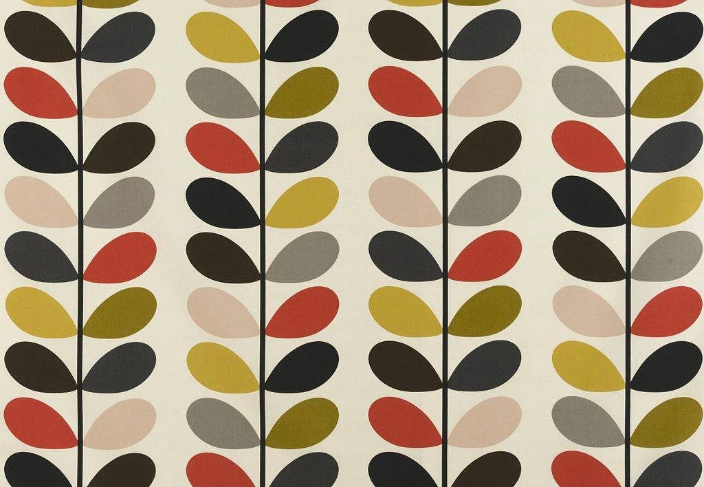 Ткань Orla Kiely Prints-Volume One MultiStem/Tomato