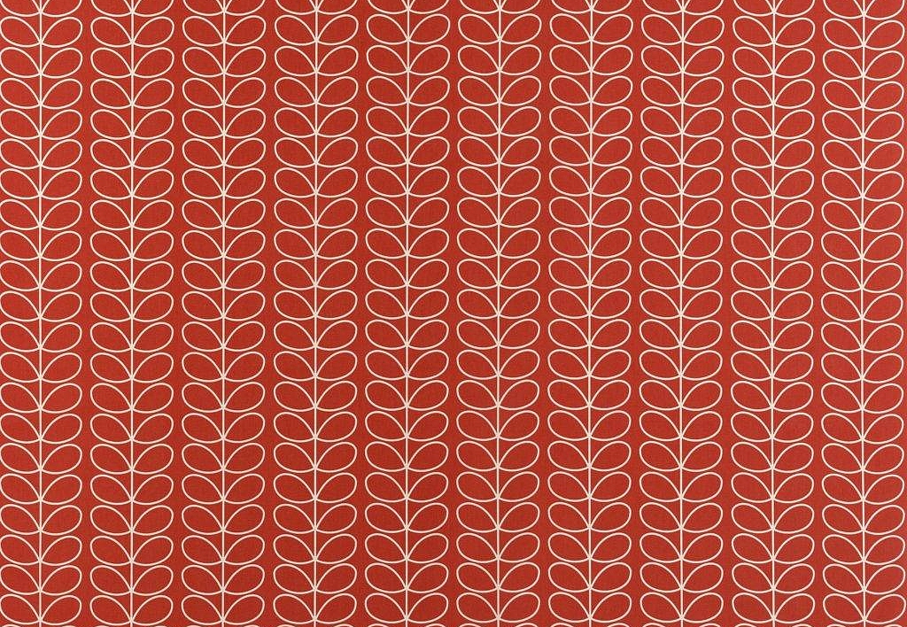 Ткань Orla Kiely Prints-Volume One LinearStem/Tomato