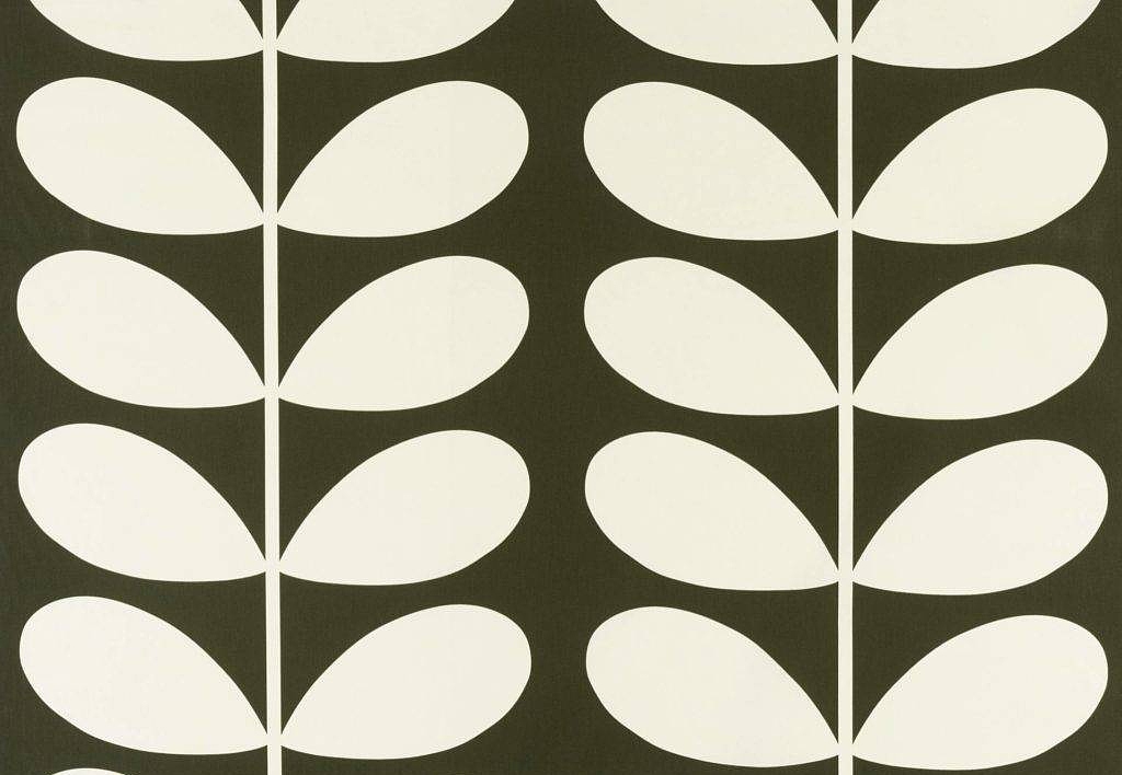 Ткань Orla Kiely Prints-Volume One GiantStem/Khaki