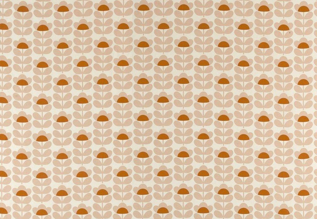 Ткань Orla Kiely Prints-Volume One Sweetpea/Orange