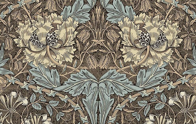 Российская ткань Серебрянная Студия (Silver Studio), коллекция Casselmae, артикул D701-04-TW
