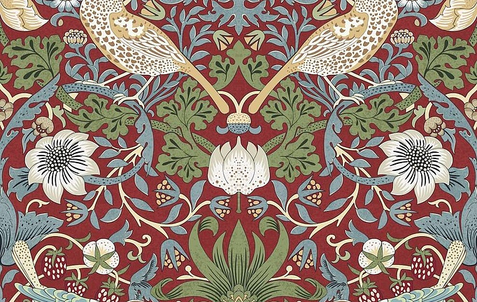 Российская ткань Серебрянная Студия (Silver Studio), коллекция Casselmae, артикул D703-01-TW