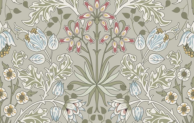 Российская ткань Серебрянная Студия (Silver Studio), коллекция Casselmae, артикул D708-01-TW