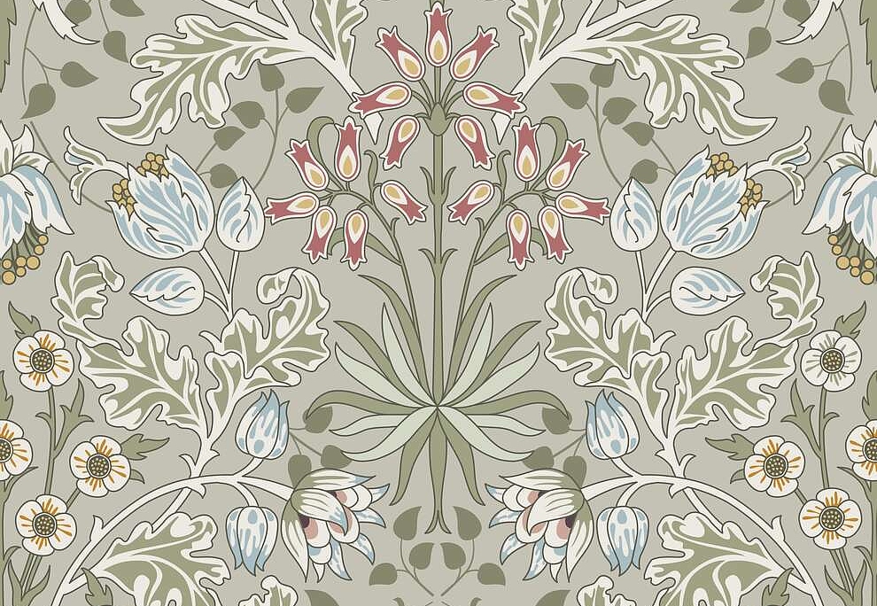 Ткань Серебрянная Студия (Silver Studio) Casselmae D708-01-TW