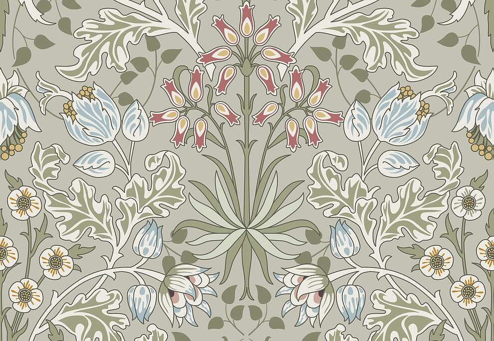 Ткань Серебряная Студия (Silver Studio) Casselmae D708-01-TW