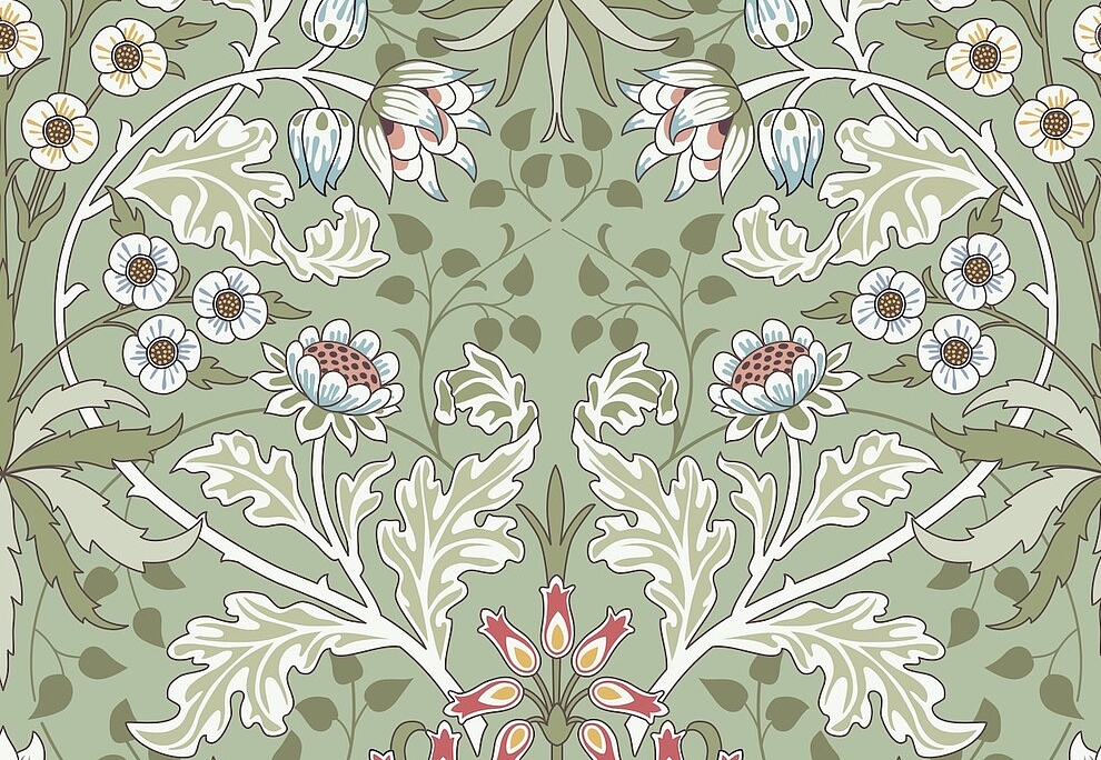 Ткань Серебрянная Студия (Silver Studio) Casselmae D609-01-TW