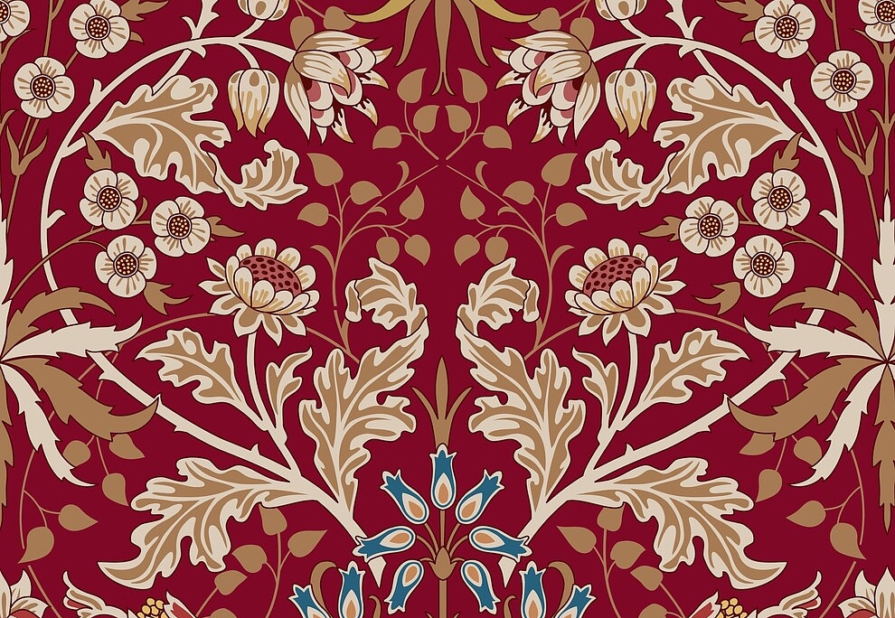 Ткань Серебрянная Студия (Silver Studio) Casselmae D609-02-TW