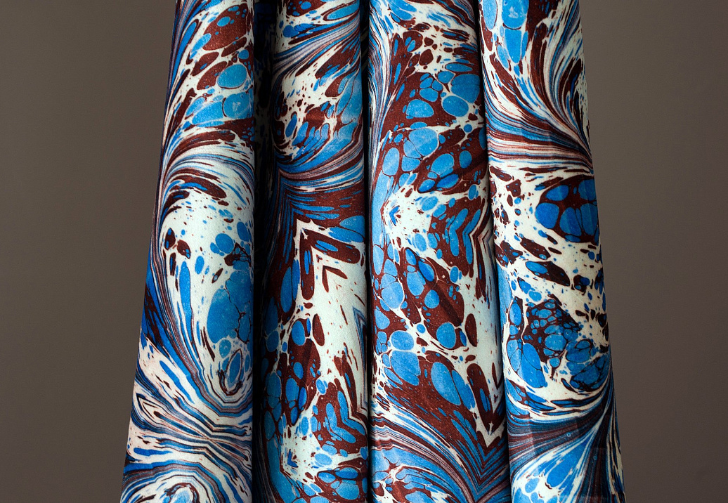 Ткань Susi Bellamy Velvet Fabric Fantasy/Blue