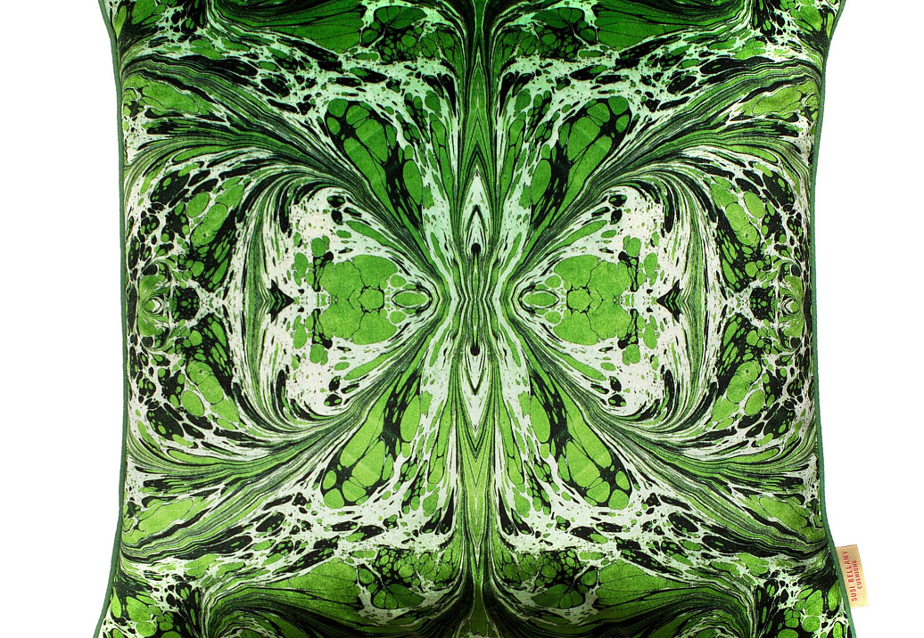 Ткань Susi Bellamy Velvet Fabric Fantasy/Green