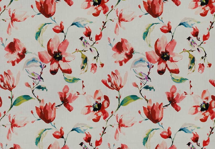 Ткань Fabricut Vignettes Vol.XVI Garden Original song/Coral