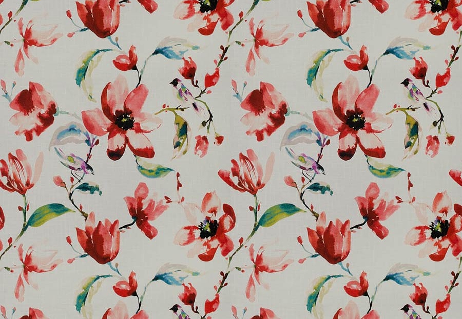Ткань Fabricut Vignettes Vol.XVI Garden Original song/Coral
