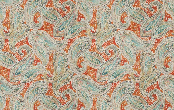 Американская ткань Fabricut, коллекция Vignettes Vol.XVI Garden, артикул Academy paisley/Nectar
