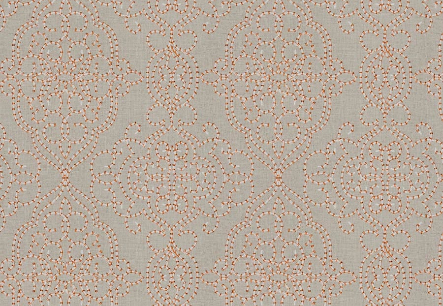 Ткань Fabricut Vignettes Vol.XVI Garden Indie Damask/Sunset
