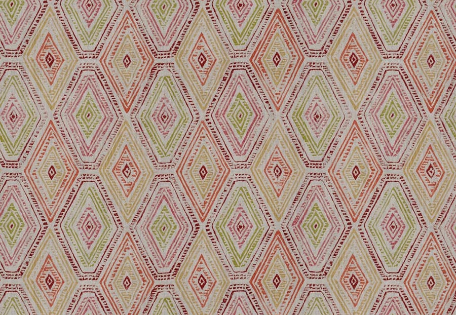 Ткань Fabricut Vignettes Vol.XVI Garden Ingenue diamond/Marsala