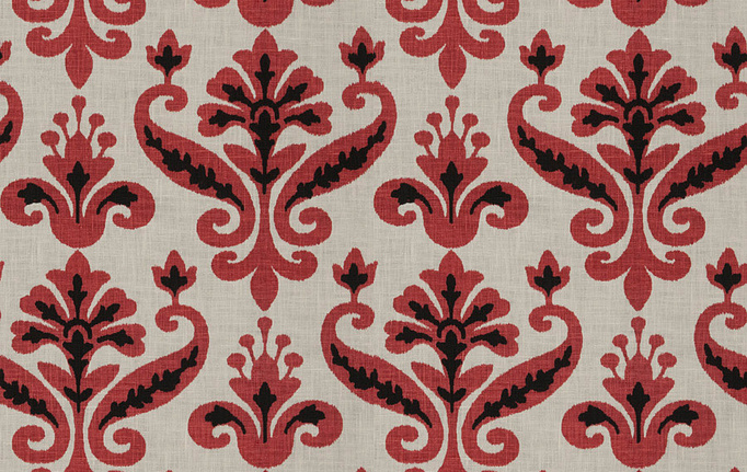 Американская ткань Fabricut, коллекция Vignettes Vol.XVI Garden, артикул Livia/Cardinal
