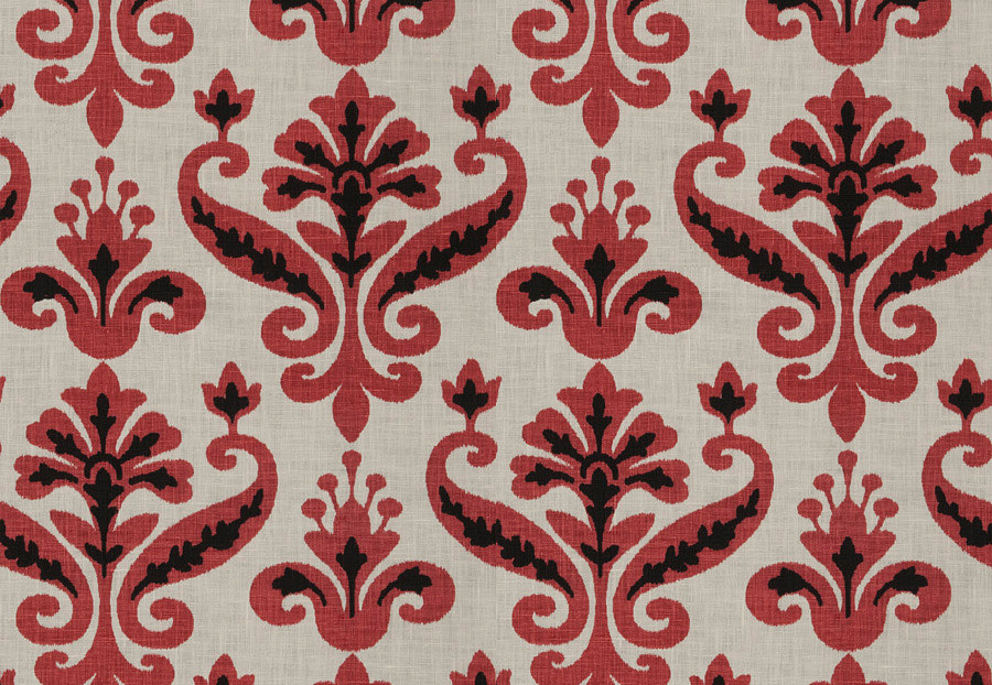 Ткань Fabricut Vignettes Vol.XVI Garden Livia/Cardinal