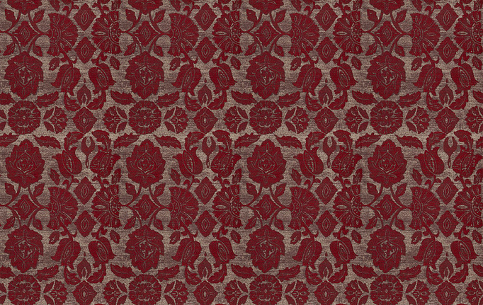 Американская ткань Fabricut, коллекция Vignettes Vol.XVI Garden, артикул Leitmotif/Scarlet
