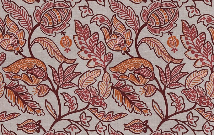 Американская ткань Fabricut, коллекция Vignettes Vol.XVI Garden, артикул Matinee floral/Spice garden