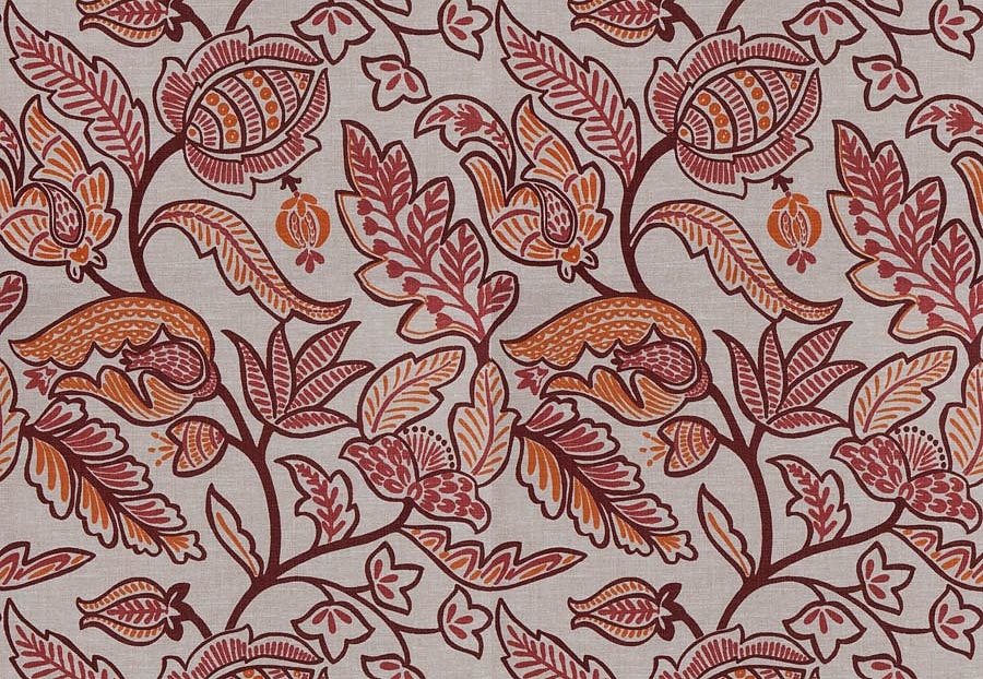 Ткань Fabricut Vignettes Vol.XVI Garden Matinee floral/Spice garden
