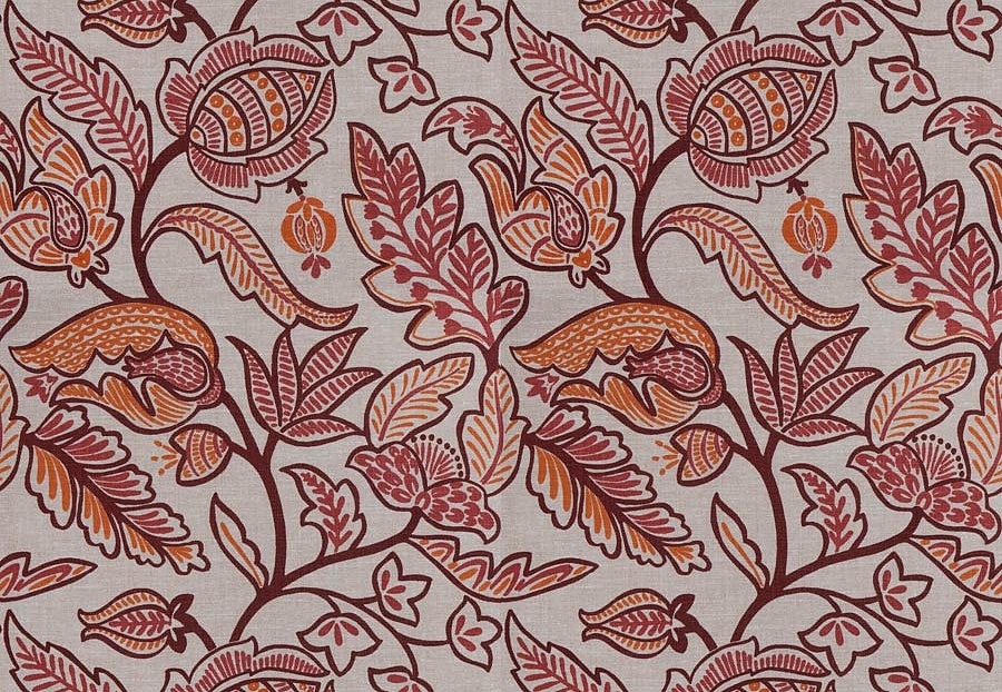Ткань Fabricut Vignettes Vol.XVI Garden Matinee floral/Spice garden