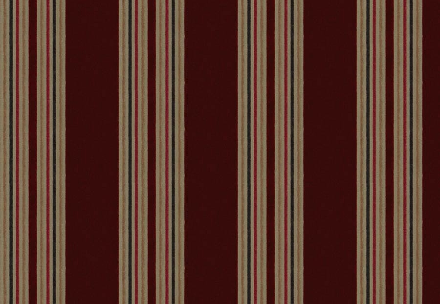 Ткань Fabricut Vignettes Vol.XVI Garden Dailies stripe/Scarlet