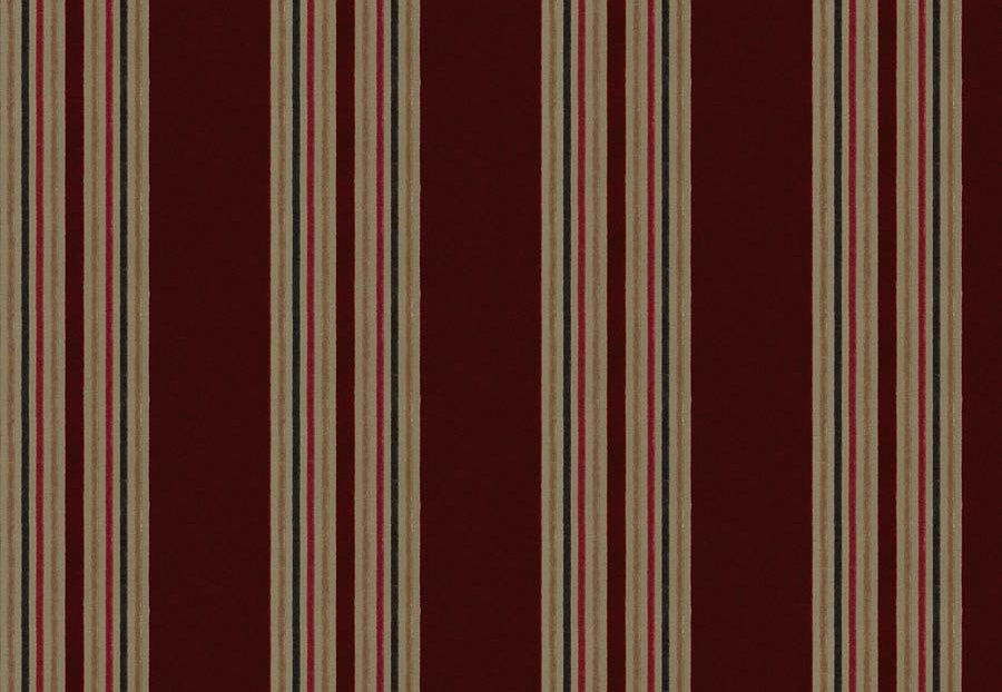 Ткань Fabricut Vignettes Vol.XVI Garden Dailies stripe/Scarlet