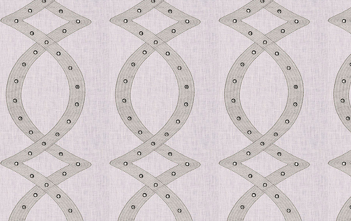 Американская ткань Fabricut, коллекция Vignettes Vol.XVI Graphite, артикул Scenario stud/Silver