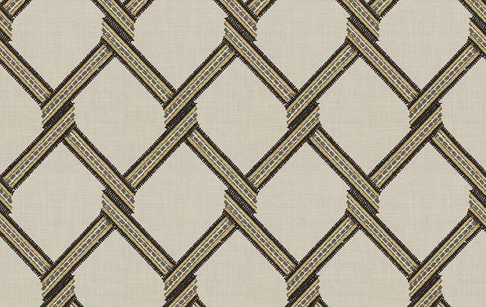 Американская ткань Fabricut, коллекция Vignettes Vol.XVI Graphite, артикул Protagonist/Maize