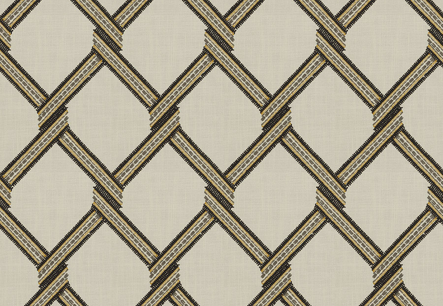 Ткань Fabricut Vignettes Vol.XVI Graphite Protagonist/Maize