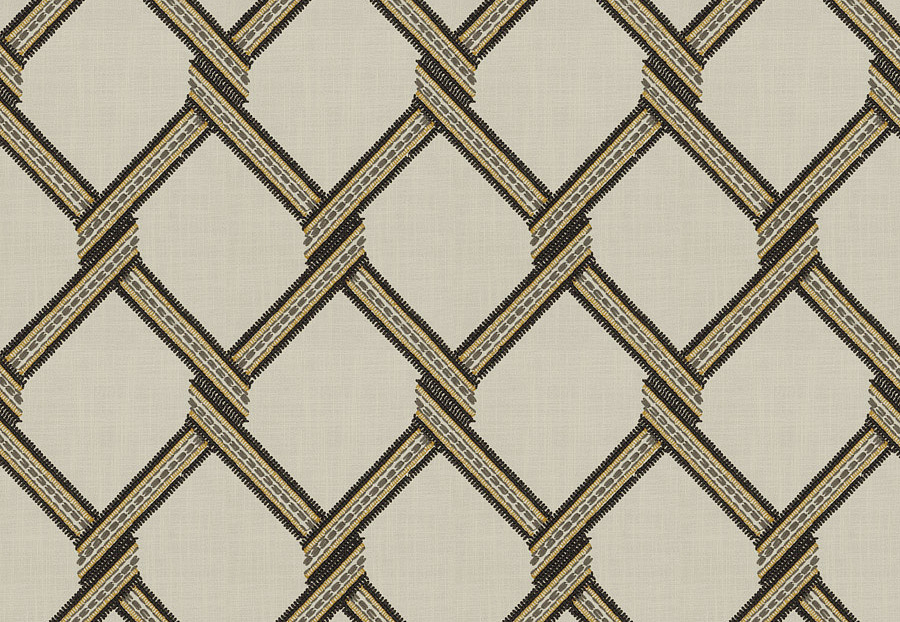 Ткань Fabricut Vignettes Vol.XVI Graphite Protagonist/Maize