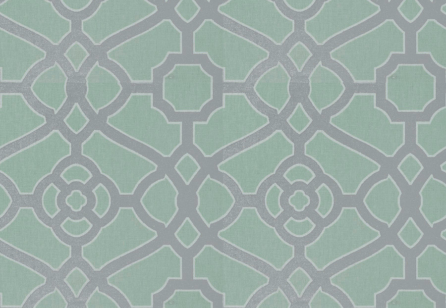 Ткань Fabricut Vignettes Vol.XVI Mineral DramaLattice/Haze