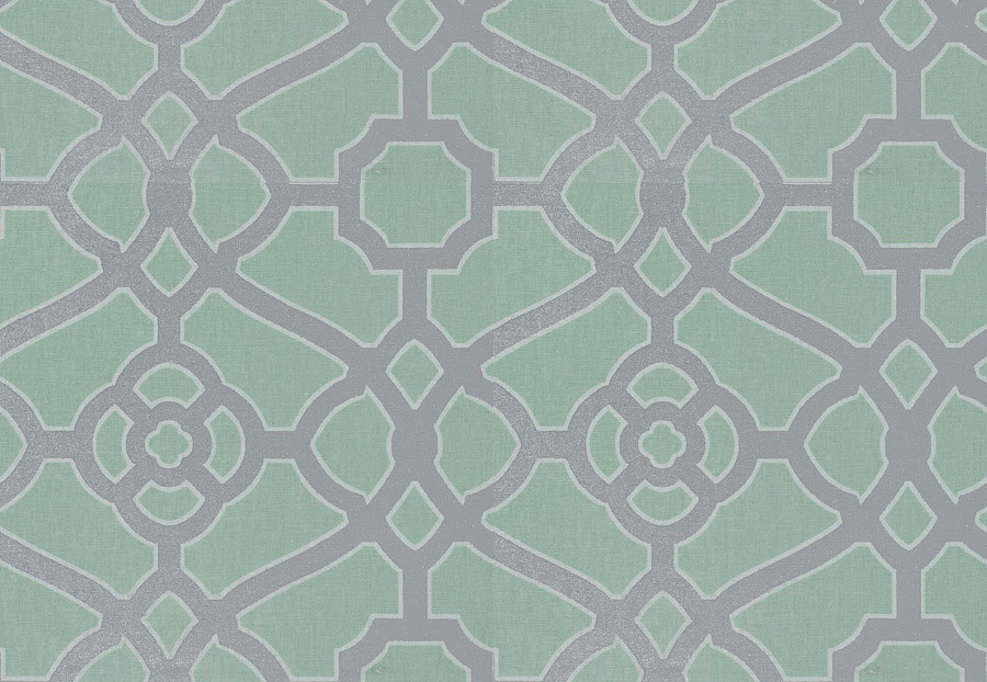 Ткань Fabricut Vignettes Vol.XVI Mineral DramaLattice/Haze