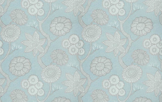 Американская ткань Fabricut, коллекция Vignettes Vol.XVI Mineral, артикул ScriptFloral/Spa