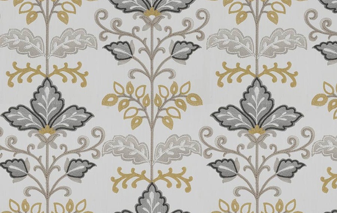 Американская ткань Fabricut, коллекция Vignettes Vol.XVI Wicker, артикул LensFloral/YellowCloud