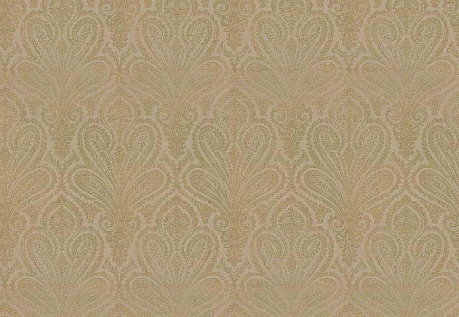 Ткань Fabricut Vignettes Vol.XVI Wicker Out-take paisley/Gilded